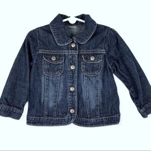 Carter’s little girl’s denim jacket, size 24m